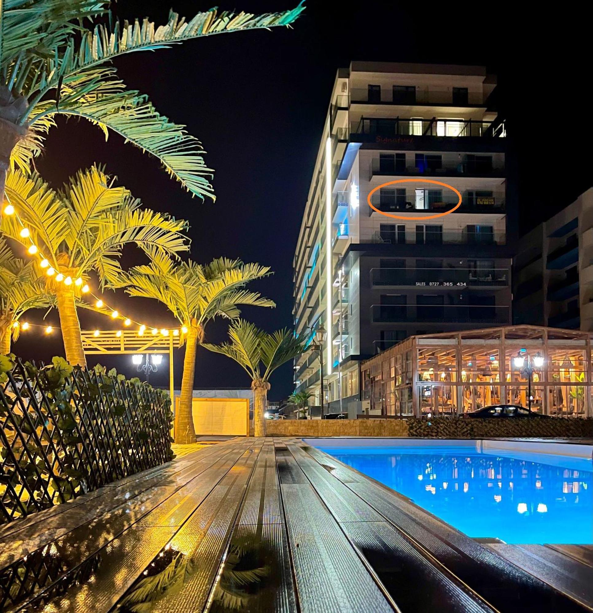 Апартаменты Promenada Sea View Нэводари Экстерьер фото
